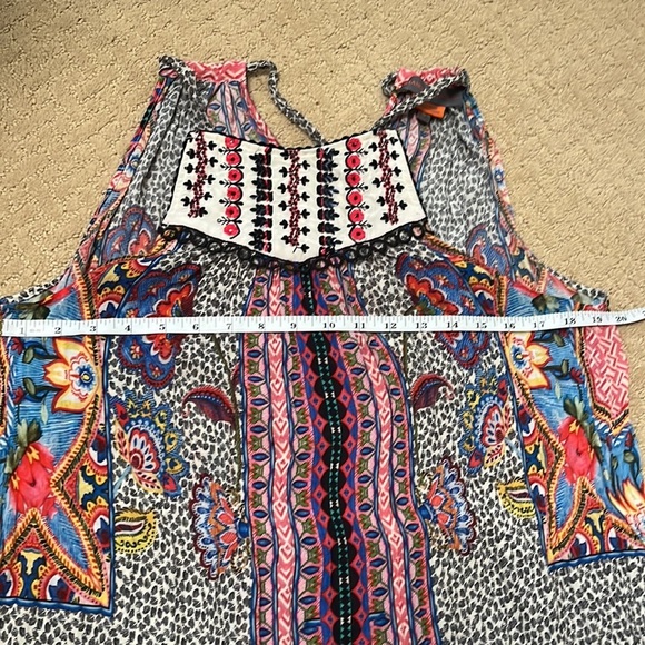 NWOT Detailed Anthropologie Halter top, Size S but roomy cut - Picture 5 of 6